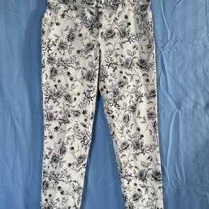 Floral Print Women's Jeans